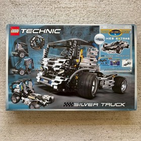LEGO Technic 8458 Silver Champion - Complete Set with Sticker Sheet and Manuals