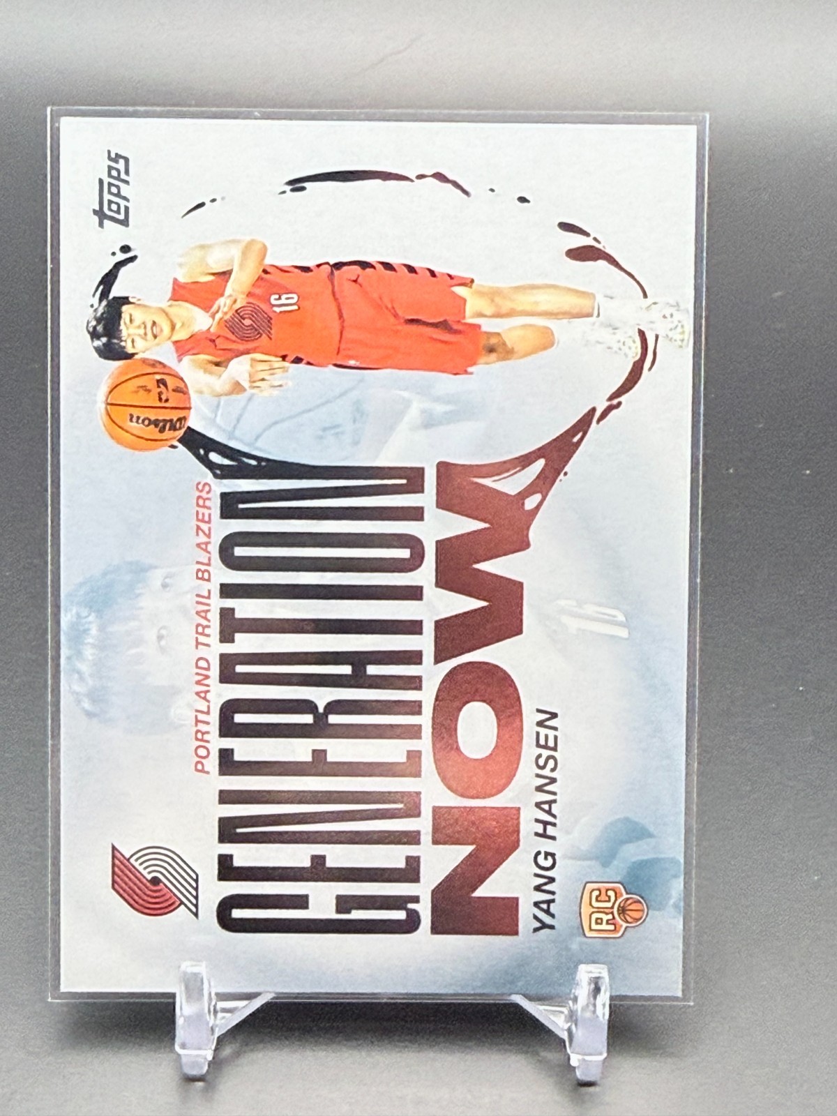 2025-26 Topps GENERATION NOW Yang Hansen ROOKIE #GN-16 - Portland Trail Blazers