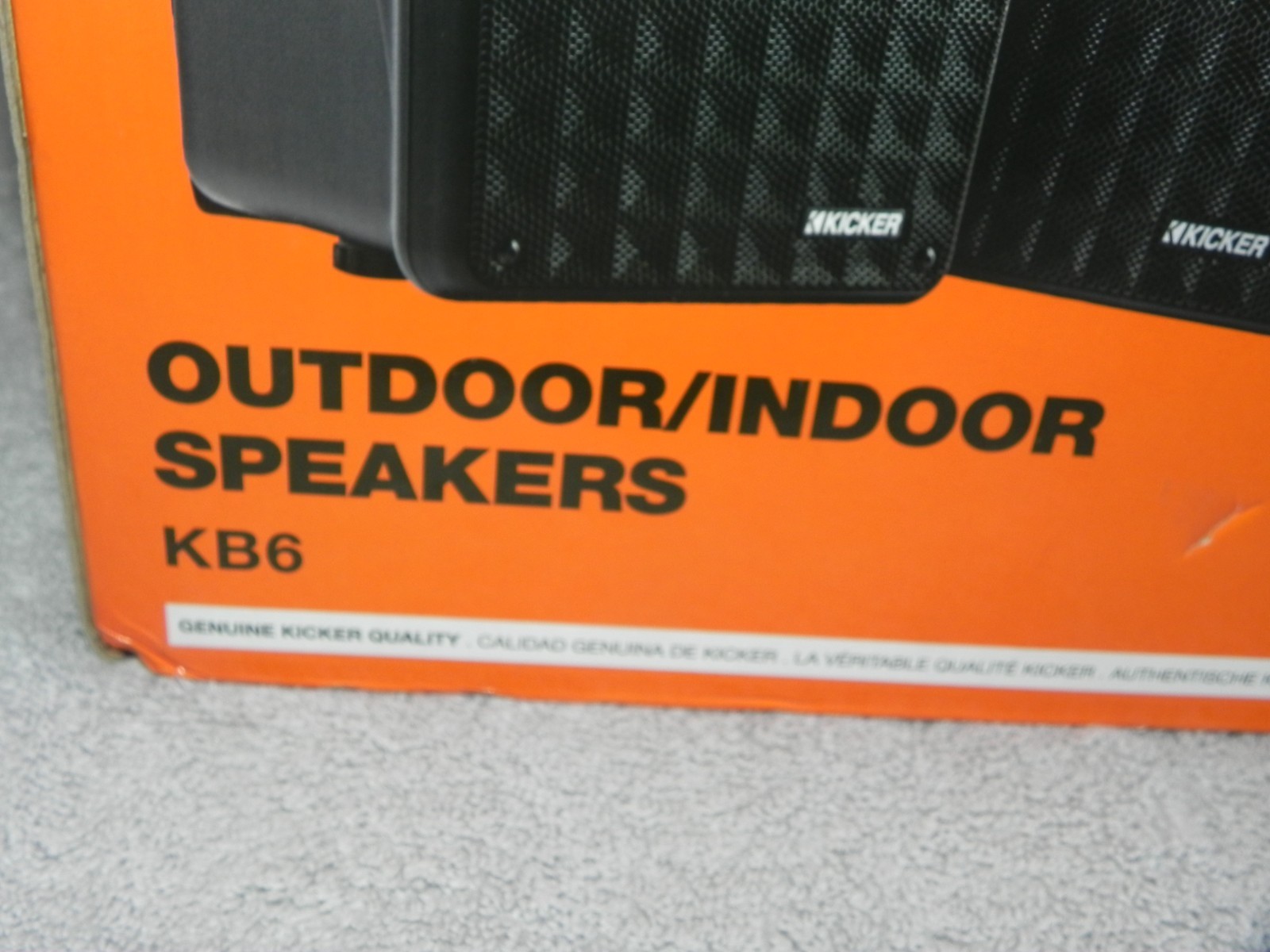 Kicker KB6 2-Way 150W Outdoor Indoor Speakers