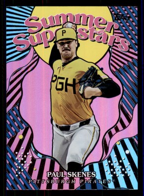 2025 Topps Summer Superstars Pink Foil #SS-34 Paul Skenes