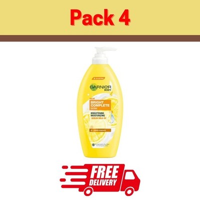 Garnier Bright Complete Extra Bright & Repair Serum Milk UV Body Lotion 400ml 4x
