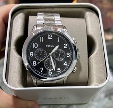 NIB Fossil BQ2541 Yorke Multifunction Stainless Steel Watch 159 Retail Gift Box