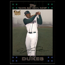 Elijah Dukes Rookie #631 2007 Topps Tampa Bay Devil Rays Baseball Card MLB NM. rookie card picture