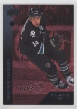 2009-10 Upper Deck Black Diamond Ruby 18/100 Jonathan Cheechoo #51 1e15
