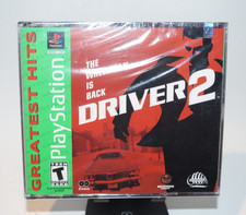 PS1 DRIVER 2 Greatest Hits Edition - New Old Stock