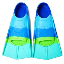 Kids Swim Fins,Short Kids Fins Youth Swimming Flippers for Lap Swimming Train...