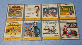 Famicom Disk System Game Lot x8 Nintendo Tested Zelda Mario Ice Hockey Japan