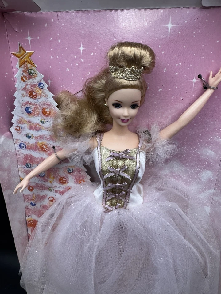 Boneca Barbie “Fada da Ameixa do Açúcar” Vintage Mattel 1996 O Quebra-Nozes Caixa Danificada - Imagem 4 de 4