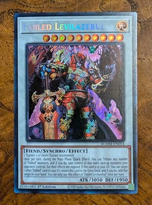 Fabled Levilazebul BLMM-EN014 Near Mint Secret Rare 1st Edition Yu-Gi-Oh!
