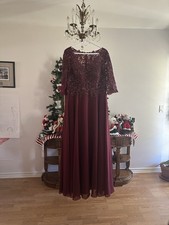 Cabernet Mother Of Bride Dress, Size 16 NWT