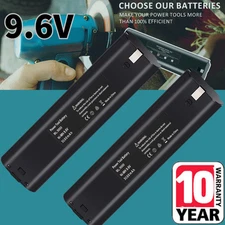 2PACK 9.6V NiMh Battery For Makita 9000 9001 9002 9033 9600 6095D 8400D Drill