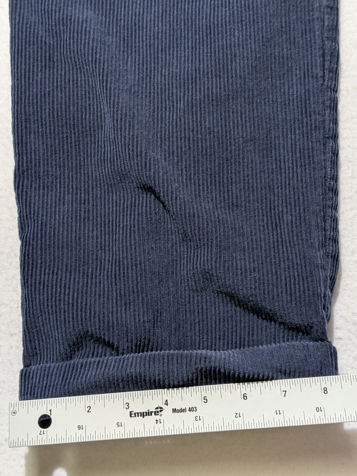 Vintage 90s Tommy Hilfiger Corduroy Pants Mens 34x32 Navy Pleated Ivy Prep Chino thumbnail 11