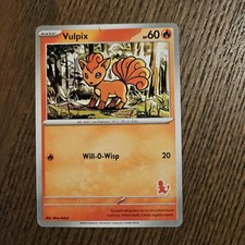 VULPIX NM 2023 MY FIRST BATTLE DECK POKEMON CARD LINE MARK ERROR MISPRINT