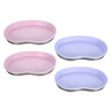 4 Pcs Trinket Dish Cosmetics Organizer Vanity Tray Display for Trinkets