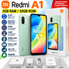 Xiaomi Redmi A1 32GB 2GB RAM Dual SIM Light Green Smartphone 4G