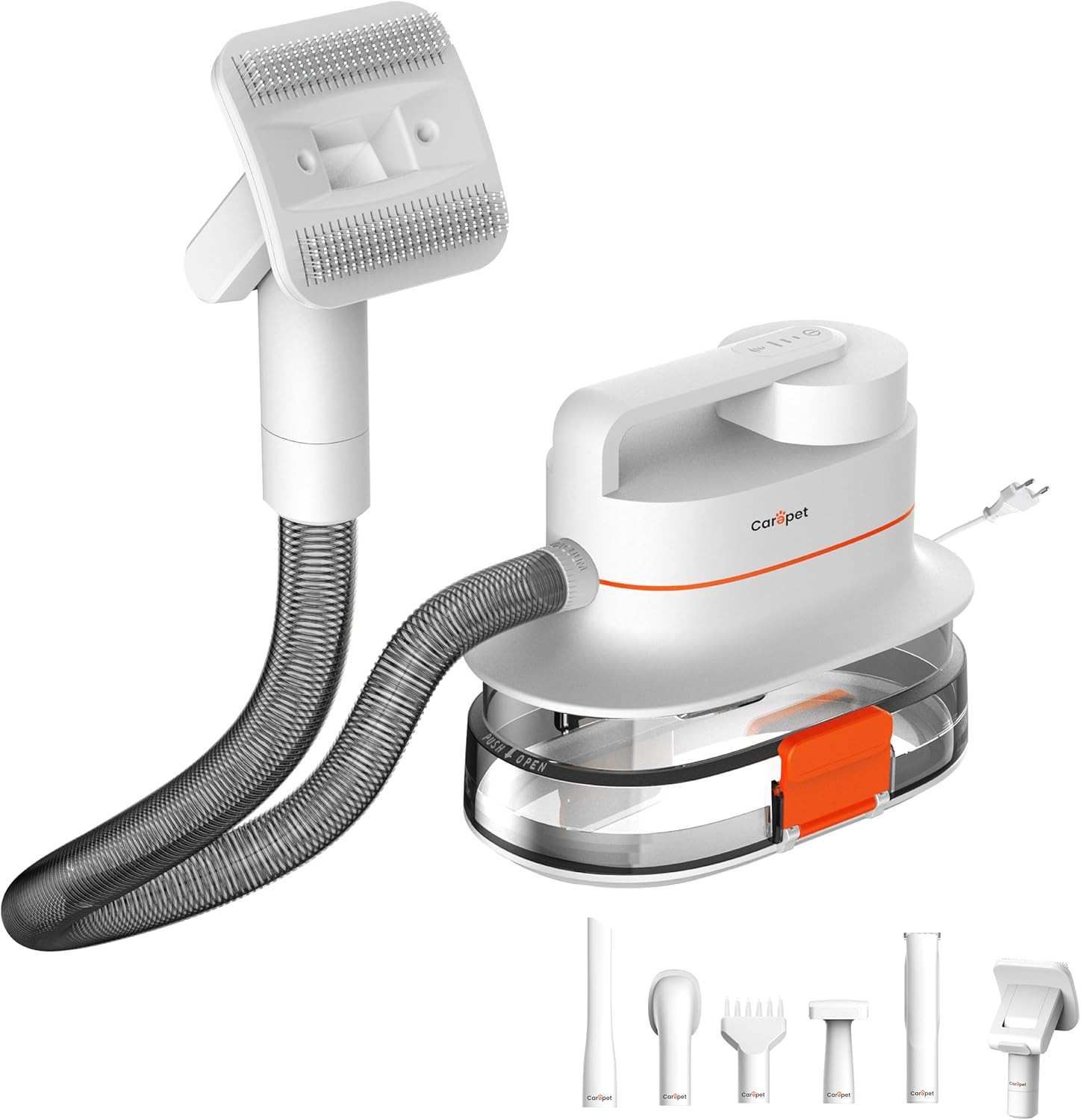 Kit Toelettatura Cani e Gatti con Aspiratore Peli Professionale 3-in-1