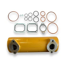 New Aftermarket Cat 3406E/C-15 Oil Cooler With A Install Kit - 10R2112