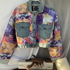 Quilted Jean Coat S P 1987 Anno Manager Jacket