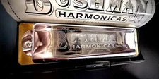 Bushman Harmonica Delta Frost Original “C” Key Great Christmas Gift Idea!