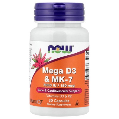 Mega D3 & MK-7, 30 Capsules