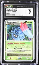 CGC 9 MINT Tangrowth LV.X 2009 Arceus 99/99 Holo Pokemon Card on eBay