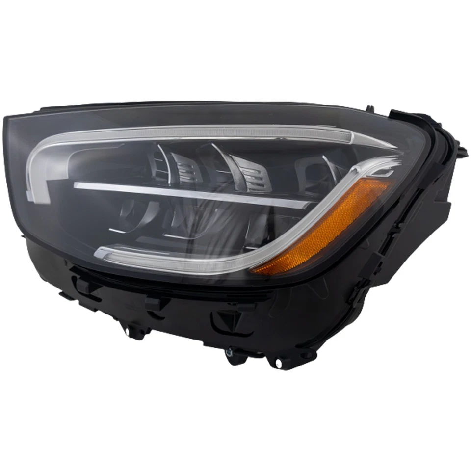 Left Side Headlight For 2020-2022 Mercedes Benz GLC300 GLC43 AMG LED With Bulb - Image 3 of 4