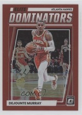 2022 Panini Donruss Optic Elite Dominators Red Prizm 36/99 Dejounte Murray 01uy