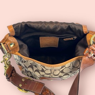 COACH Y2K Vintage Bleecker Legacy Large Signature Flap Shoulder