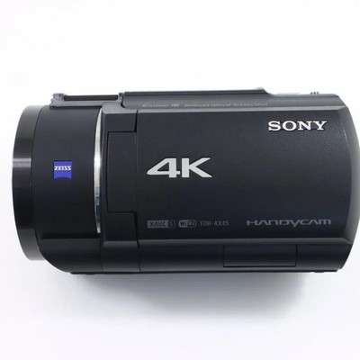 Sony FDR-AX45A 4K Handycam Camcorder Black 35 Language 20x Zoom