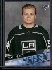 Cole Hults 2020-21 Upper Deck #724 RC Los Angeles Kings Young Guns