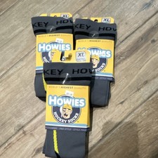 Howies Hockey Socks Pro Style High Calf XL Gray New Lot of 3 pairs