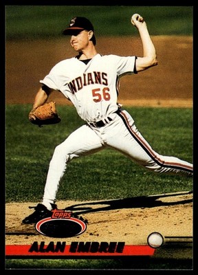 1993 Stadium Club #379 Alan Embree Indians