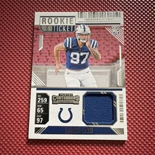 Panini Contenders Football Laiatu Latu Rookie Ticket Swatches Colts RTS-LLU