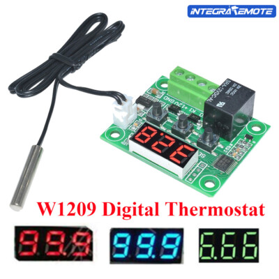 W1209 DC 12V 20A Digital Thermostat Temperature Control Switch Sensor -50~110°C