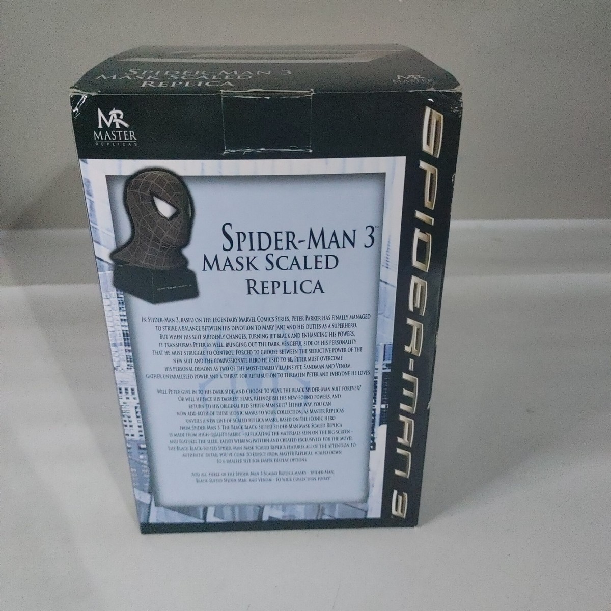 Master Replicas Spider-Man 3 Black Costume Mask Scaled Replica