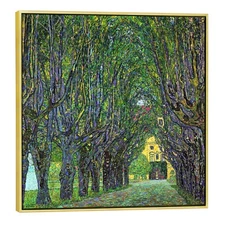 Canvas Print Klimt Painting Repro Home Decor Wall Art Abstract Avenue Green