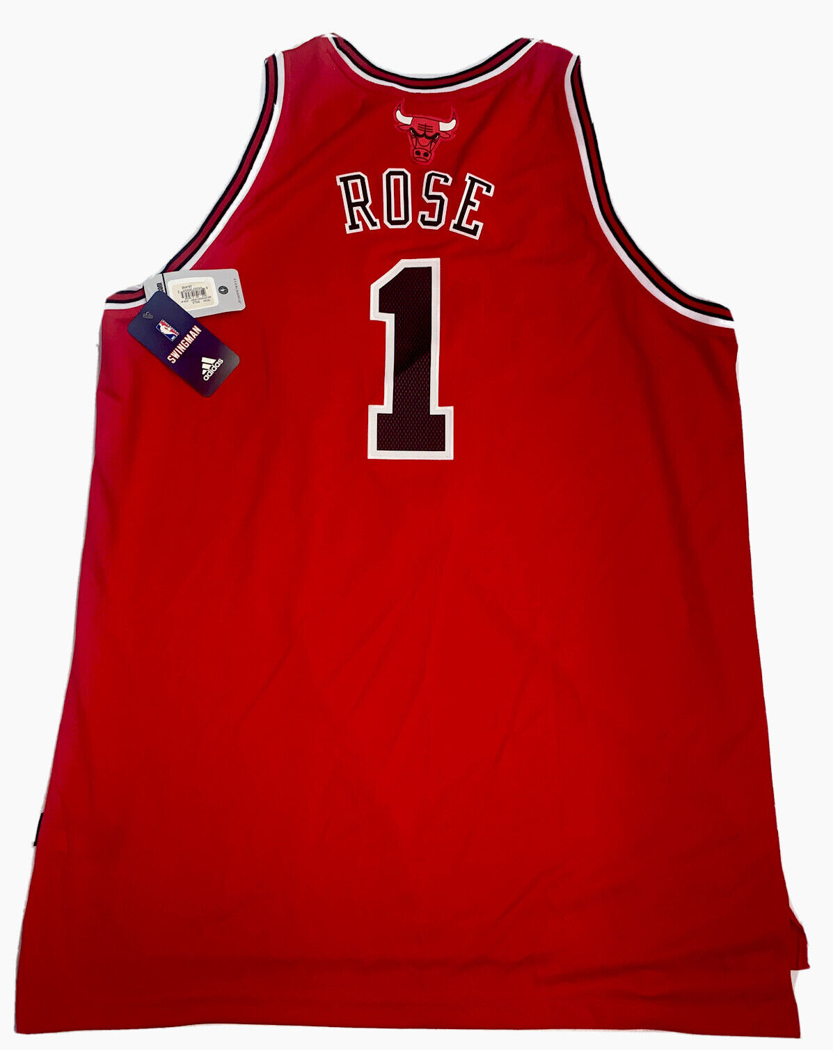 Authentic Vintage Adidas NBA Chicago Bulls Derrick Rose Basketball Jersey