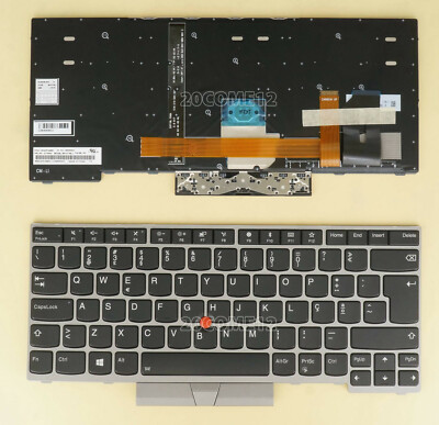 For Lenovo Thinkpad T480S T490 T495 Keyboard Backlit Portuguese