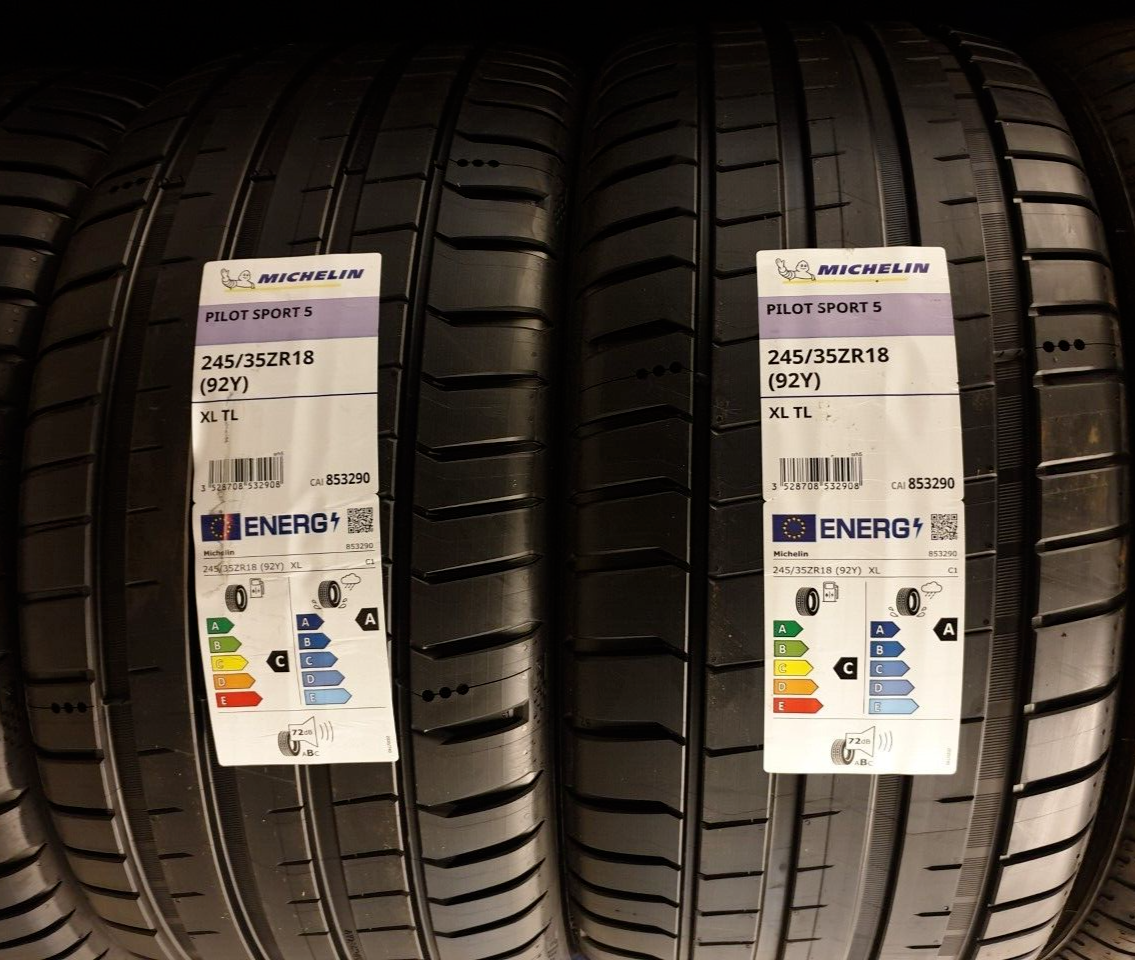 2X NEW MICHELIN PILOT SPORT 5 245/35 ZR18 XL 92Y 245 35 18 2X NEW MICHELIN PILOT SPORT 5 245/35 ZR18 XL 92Y 245 35 18