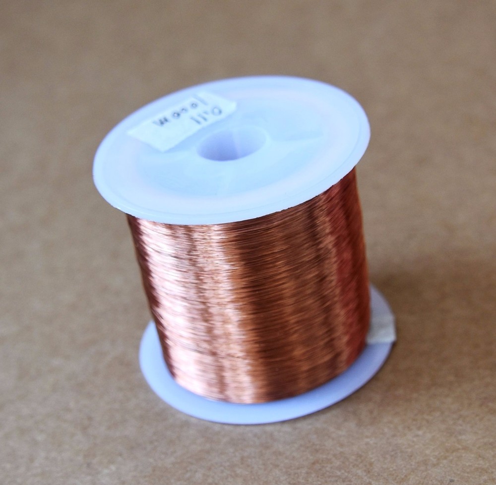 C0.11*1000m 0.11mm Solder Enameled Copper wire Magnetic Coil Natural Color 1000m