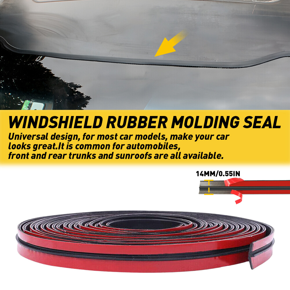 20FT Windshield Rubber Molding Seal Trim Universal For Windscreen and Windows