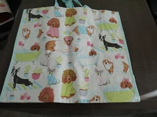 New Reusable Shopping Bag Dog Eco XL Large Victorian HomeGoods Marshalls TJMaxx