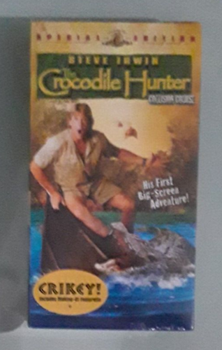 steve irwin THE CROCODILE HUNTER COLLISION COURSE VHS VIDEOTAPE NEW ...