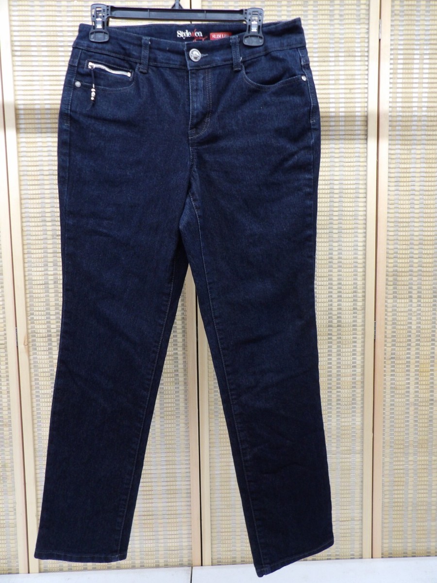 Jeans Skinny Bleu Denim & Co. Taille 8 - Effet Clous - Neuf Sans Étiquettes