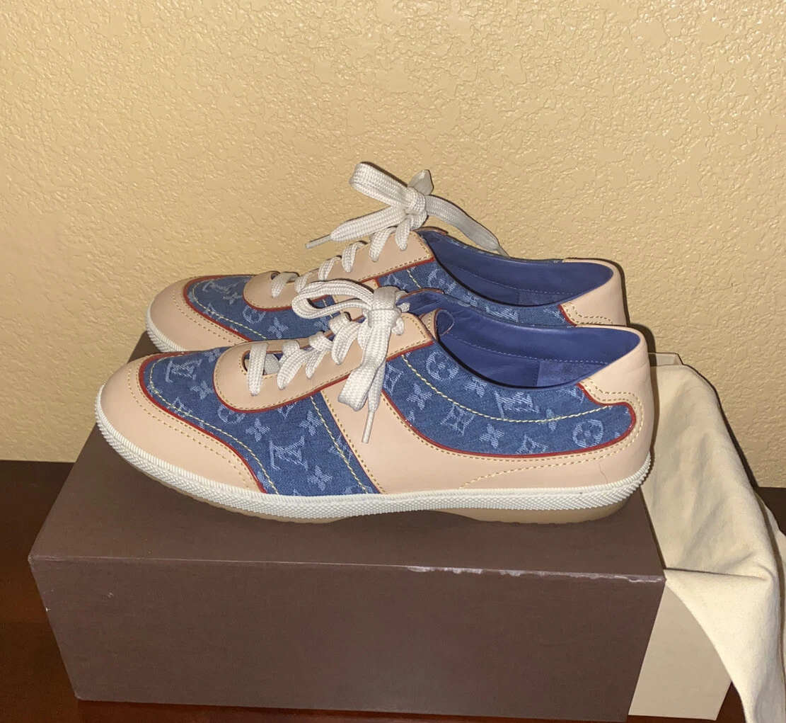 Louis Vuitton Denim Fashion Sneakers