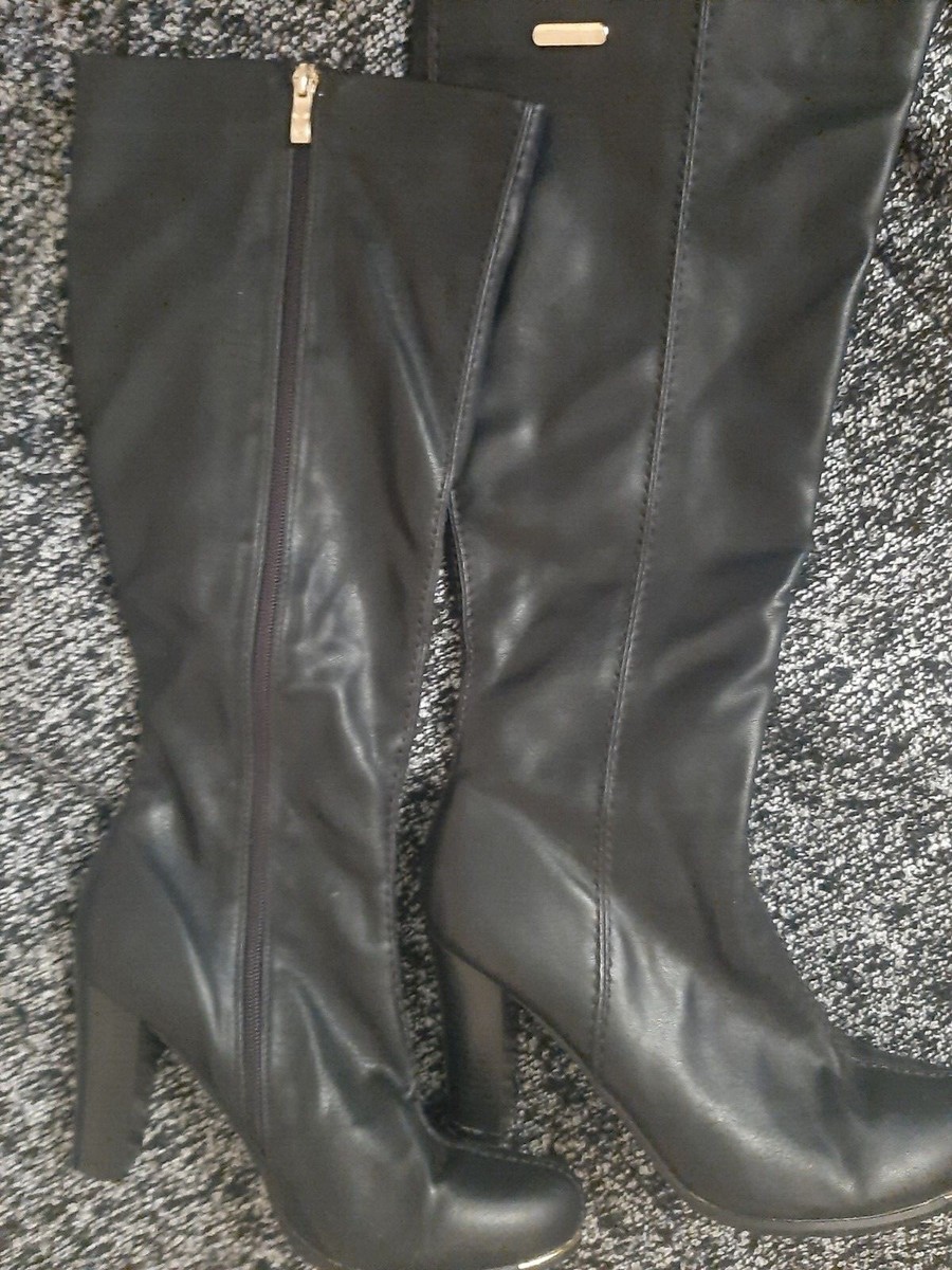 Stiefeletten Jumex Jumex Overknee Stiefel Jumex Black Soft Feel