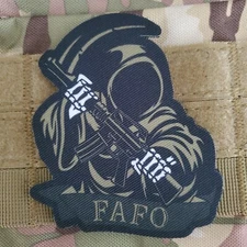 FAFO REAPER Tactical Morale Patch Hook and Loop