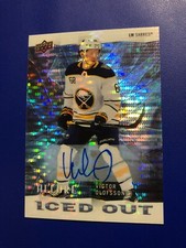 2020-21 ALLURE ICED OUT BLUE AUTOGRAPHED CARD  - VICTOR OLOFSSON
