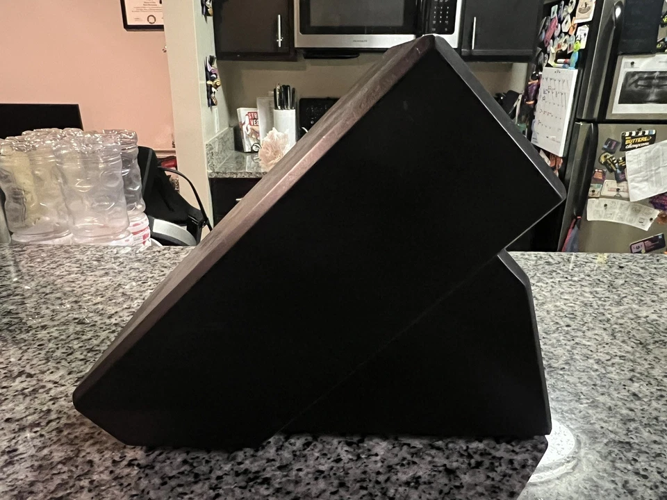 黑色 KitchenAid 13 槽木质厨房刀块 — 第 4/4 张图片