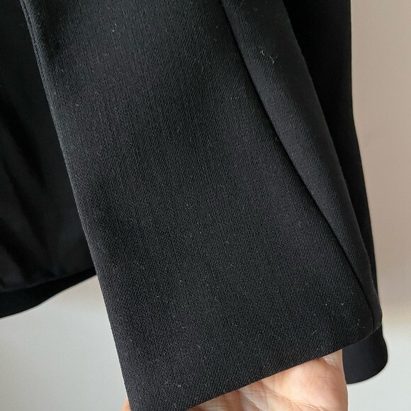 Jonathan Simkhai Black Wool Structured Blazer Pep… - image 10